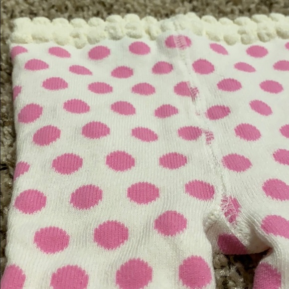 Never worn polka dot sweater tights/leggings - Picture 2 of 8